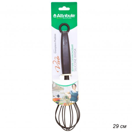 Венчик  VIVA силиконовый  / ATV522 /уп/ шоколодный