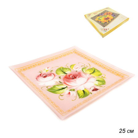 Тарелка квадратная / JS10 S071-2 /уп 24/