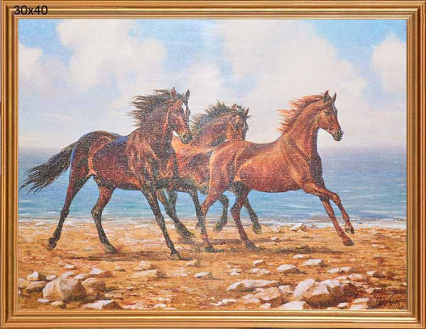 Репродукция картины 30x40 Морской бриз /ДТ1 / 2006А-123В/