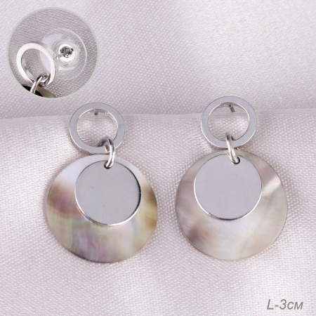 Серьги Кольца / 912-2 /уп 5/  (50)