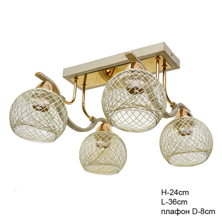 Люстра классическая / MO87146A/4 /уп 1/