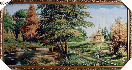 Картина-гобелен 60*120  F090/JM316G/дер.зол. нить