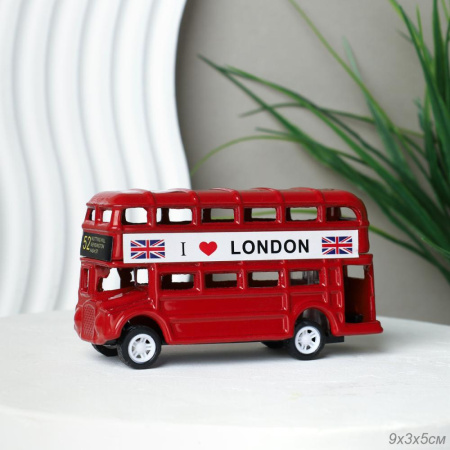 Сувенир Автобус 8,5 см / YR-113 /уп 200/точилка
