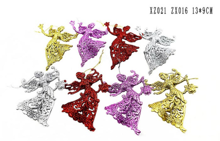 Новогоднее украшение ZX021.ZX016/1 10*4 /уп.500/