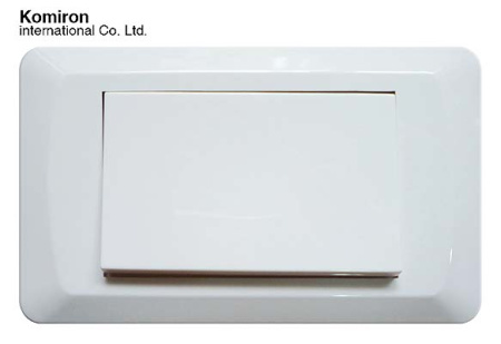 Выключатель Komiron HGBB-024/1 /уп.100/ WHITE