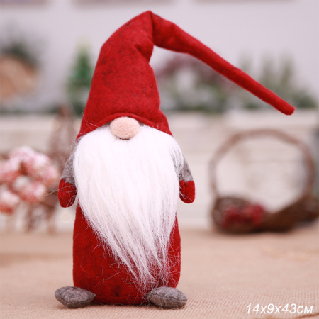 Новогоднее украшение 14x9x43см / HS20638А /уп 96/ (50)