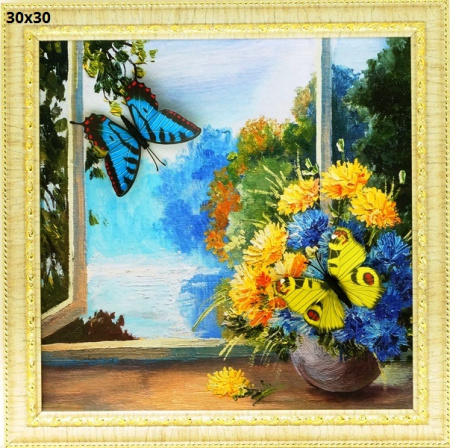 Картина коллаж 30х30 А65 / KS3016 /уп.10/