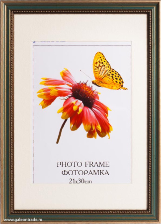 Фоторамка 21х30 с паспарту № 1 /8083/10120-4/