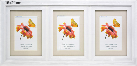 Фоторамка коллаж 1521-3 с паспарту №1 / JT11 /KS2516-1/в раме