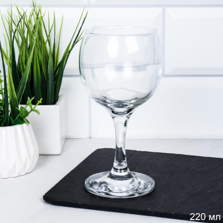 Бокал 220 мл Бистро штучно / 44412SLB /уп 12/ красное вино