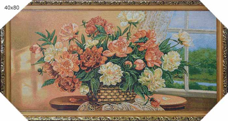 Картина гобелен 40х80 M064 / PS2677 G /золотая нить
