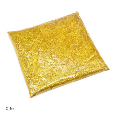 Глиттер ярко-золотой / 242-1/96 /уп 20/ 500 г