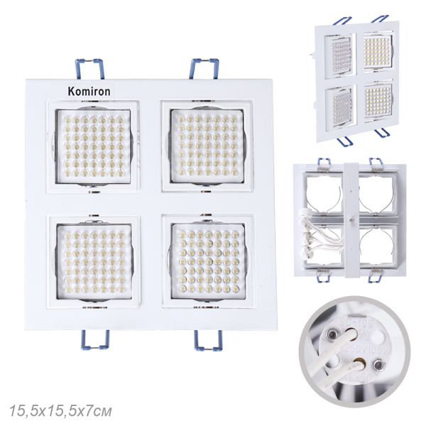 Светильник Komiron Empire 4L White /уп.20/
