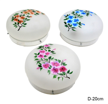 Светильник настенный 547 Берет рис маслом Д175 сакура микс / без упаковки