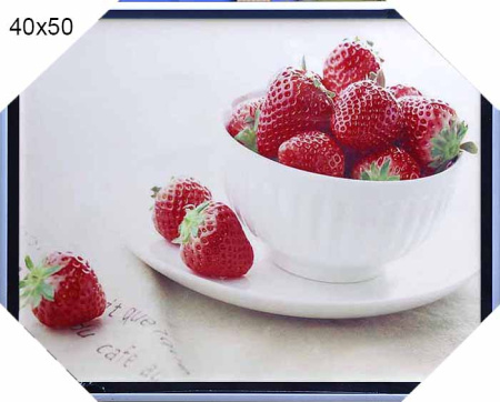 Постер в раме 40х50 Клубника / HC-200 /2002B-012C/
