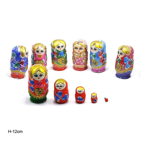 *Матрешка 5 штук / №1 /уп200/