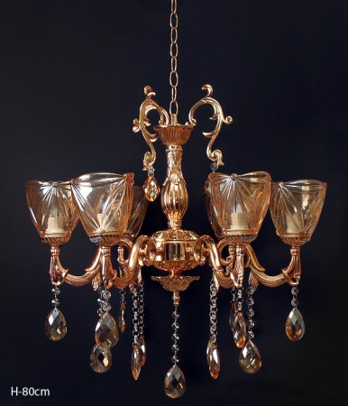 Люстра классическая золото 9012/6 /уп1/