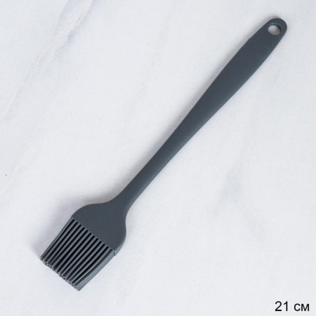 Кисточка силиконовая 21 см "Грей" / WRF-108 /уп 600/