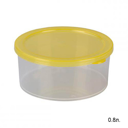 Контейнер для СВЧ 0,8 л / М5510 /уп 24/ круглый