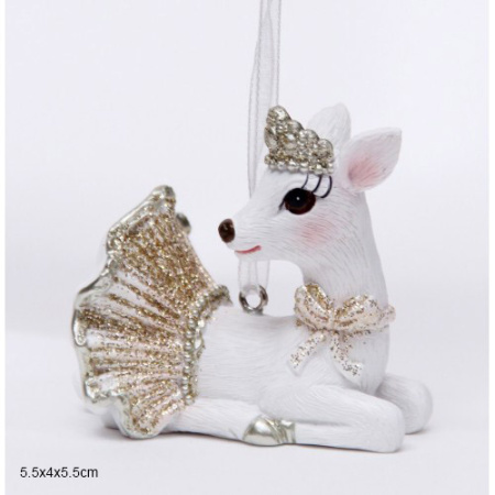 Украшение новогоднее ПРИНЦЕССА ОЛЕНЕНОК /41959