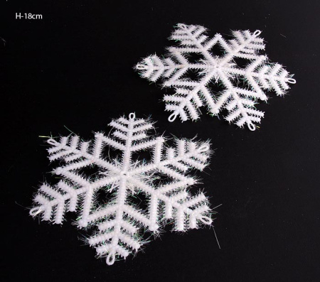 Набор снежинок 2 шт. HM1318220 /уп.600/