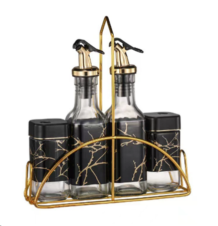 Набор для специй 4 предмета на подставке / TJ221-8 /уп 24/