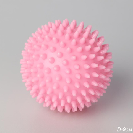 Мячик массажный Woohooo Energy Ball / 9 см / розовый /уп 90/