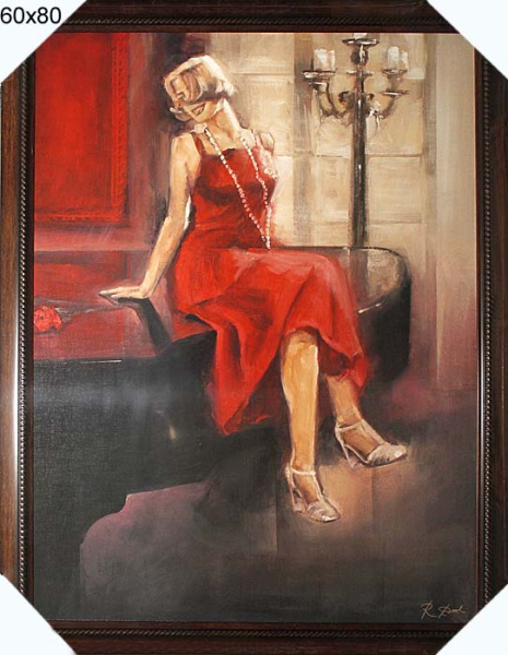 Репродукция картины 60х80 Музыка для леди I/ RD1021 /10033-1/