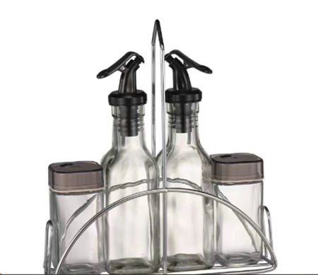 Набор для специй 4 предмета на подставке / TJ221-1 /уп 24/