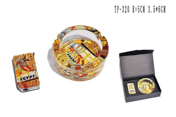 Зажигалка и пепельница / TP-320 / уп.50/