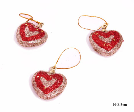 Набор новогодних украшений 12 шт. CB-3164 /уп.350/ 