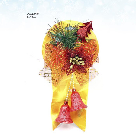 Новогоднее украшение Колокольчик красный / CHH-9271#21 /уп.300/ 