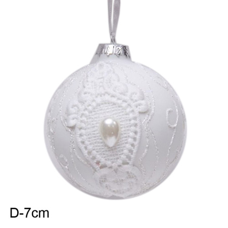 Украшение новогоднее СНЕЖНОЕ КРУЖЕВО/42339