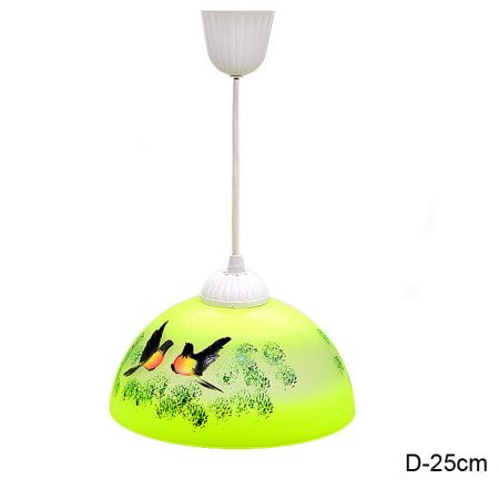 Светильник 1/2 лимонный птицы