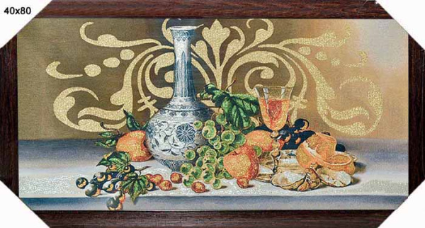 Картина гобелен 40х80 E090 /10036-5/золотая нить