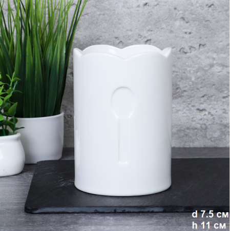 Подставка для столовых приборов 7,5х11 см / HY-253 /уп 32/