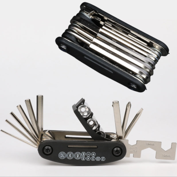 Мультитул складной BLACK TOOLS CT24 15в1, высокопрочная сталь, шестигранники 2/2.5/3/4/5/6/8 мм, тор