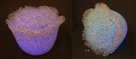 Сувенир Цветок с подсветкой 9 см / 2244-13 /уп 150/Акция