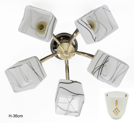 Люстра классическая / GH6833-5 /уп 4/