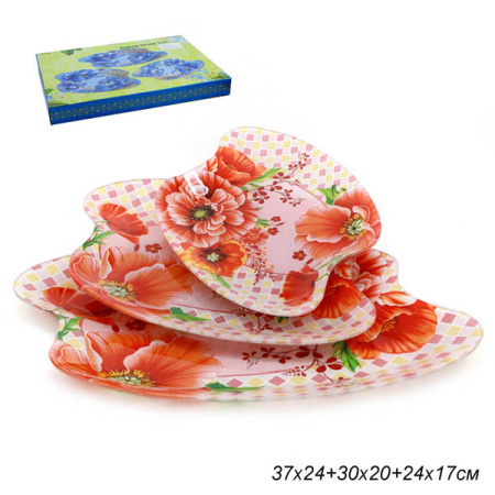Блюда 3 предмета 37, 30 и 24 см / DV00/3 K066 /уп 8/ 