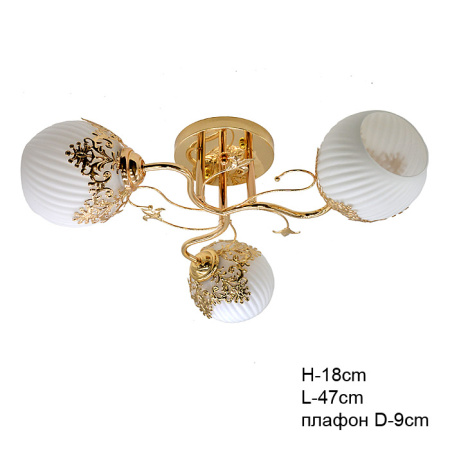 Люстра классическая / 6299/3A /уп 6/