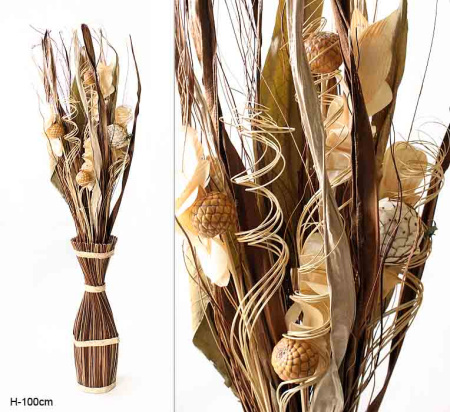 Композиция из сухоцв. h-1.0 м. 33598 /уп.12/