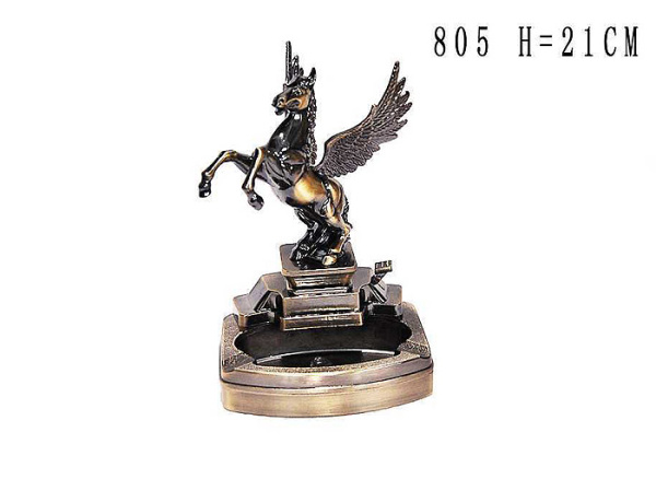 Зажигалка с пепельницей Пегас / 805 / уп.60/
