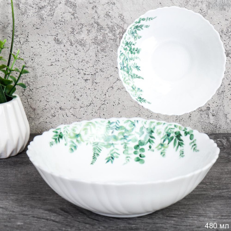 Тарелка глубокая суповая 480 мл 155 мм / TW-60XN (7520) /уп 6/72/