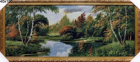 Картина-гобелен 40*100 FJ096/316G-JM/дер