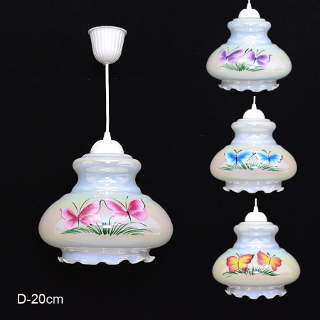 Светильник подвесной 87 бабочки перламутровый микс / без упаковки