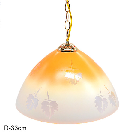 Светильник 1/2 оранжево-белый лист крокус /уп2/