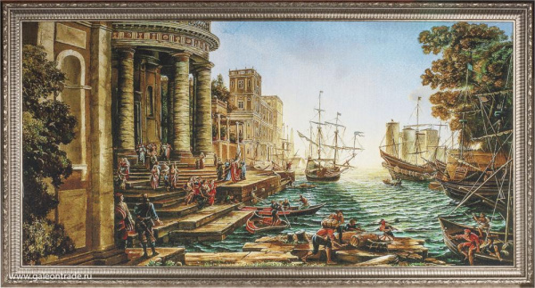 Картина-гобелен 50*100 F010/HJ317-1G/пл