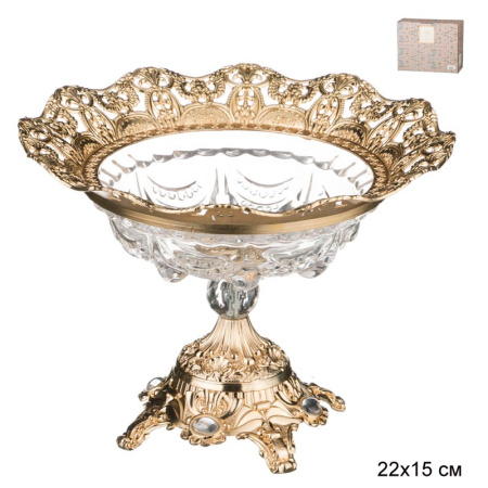 Конфетница 22 х15 см см / 257-101 /уп 16/