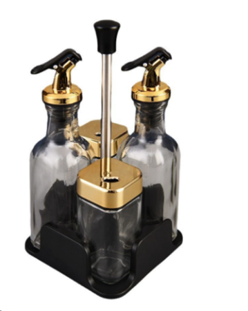 Набор для специй 4 предмета на подставке / T221-2 /уп 24/